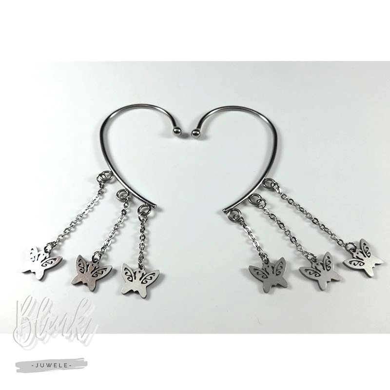 Butterfly Cuff Earrings