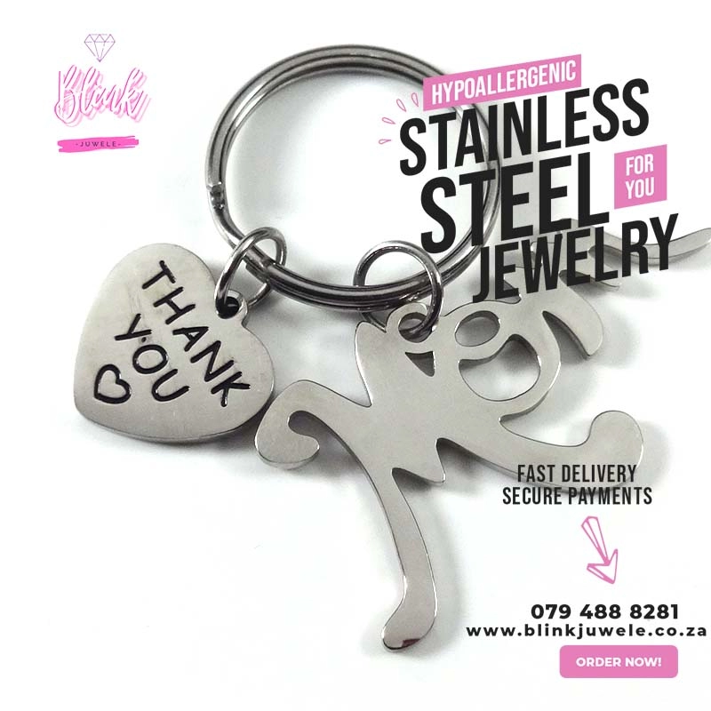 Thank you Mom Keyring