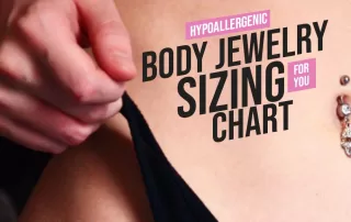 Body Jewelry Sizing Chart