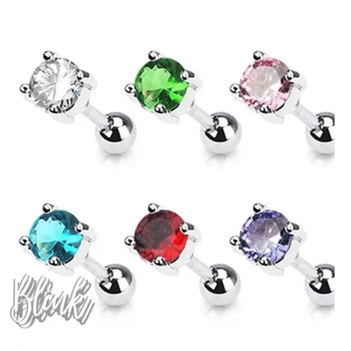 Cubic Zirconia Tragus Prong