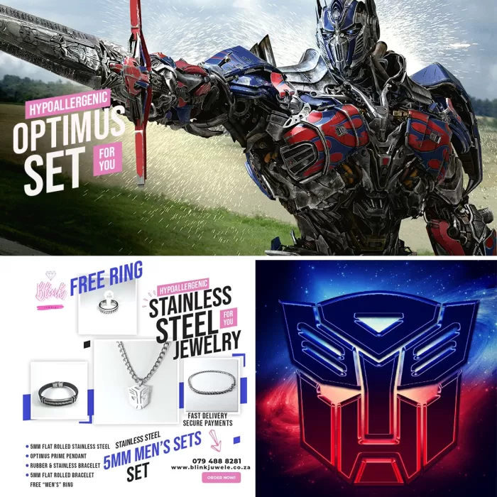 Optimus Prime Men's Set