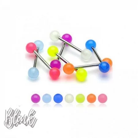 Straight Barbell with Glow Top