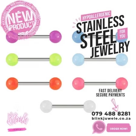 Titanium Barbell with UV Top