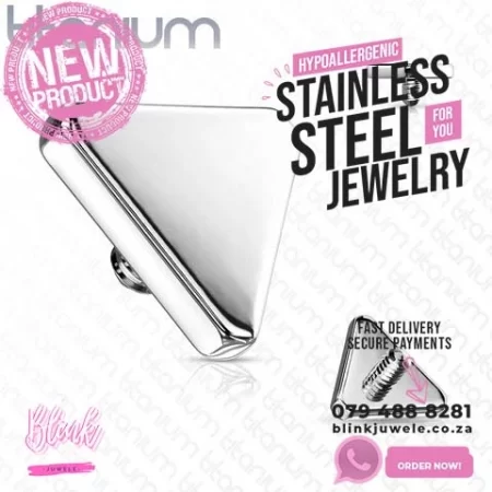 Titanium internally Threaded Top Flat Triangle