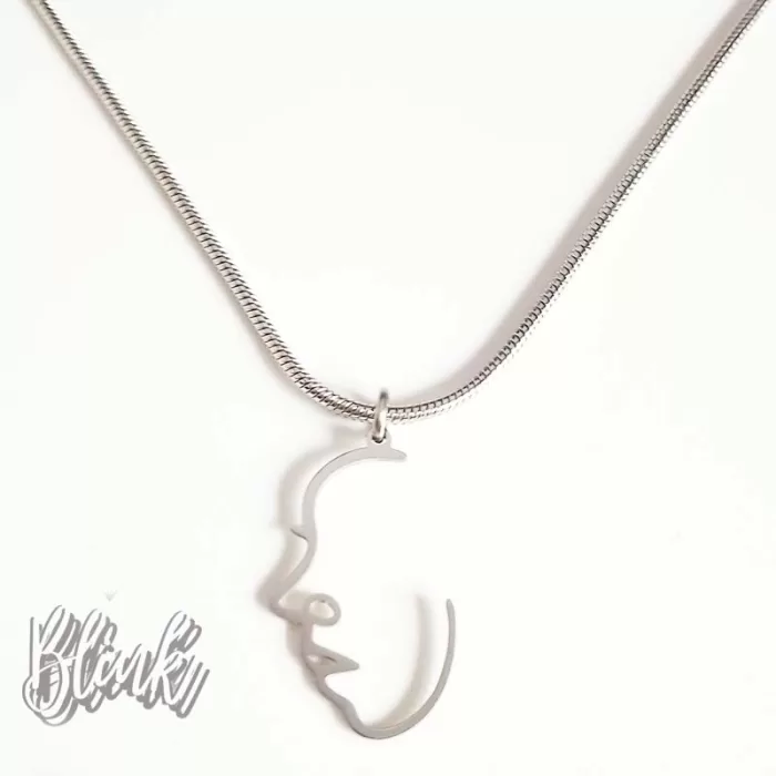 Side Face Necklace