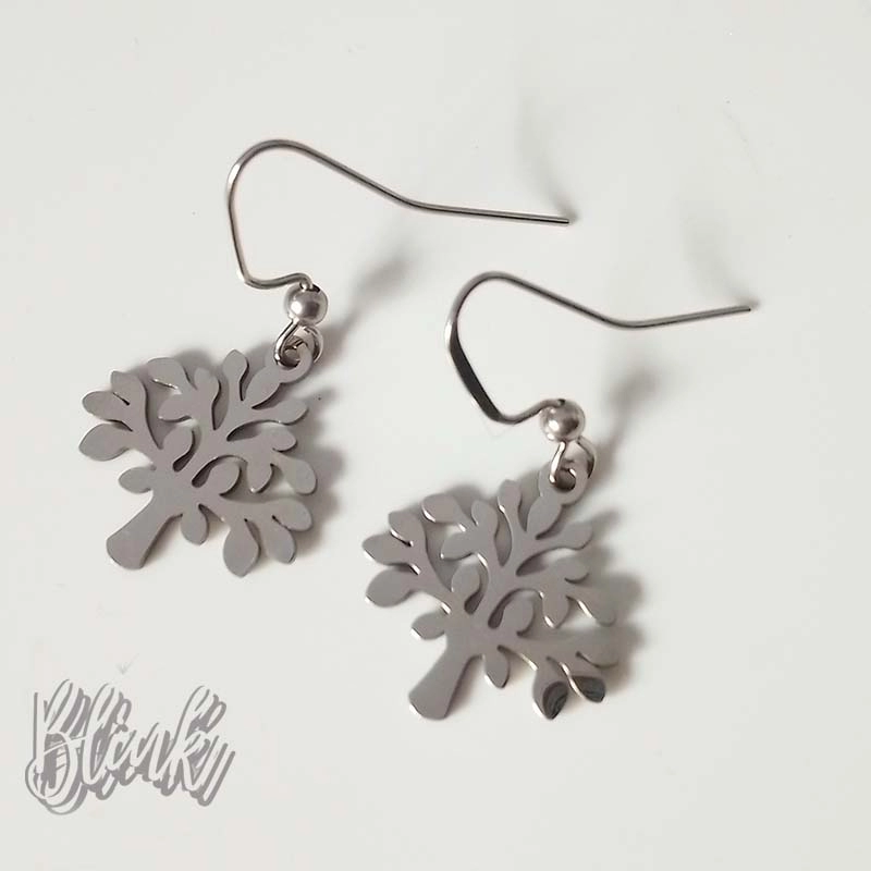Tree Dangle earrings (1) Stainless Steel Jewelry Pretoria Tree Dangle earrings