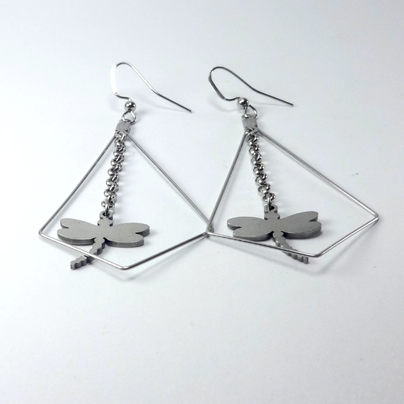 Stainless Steel Earrings Pretoria (41) Blink Juwele Stainless Steel Jewelry Diamond Butterfly Earrings