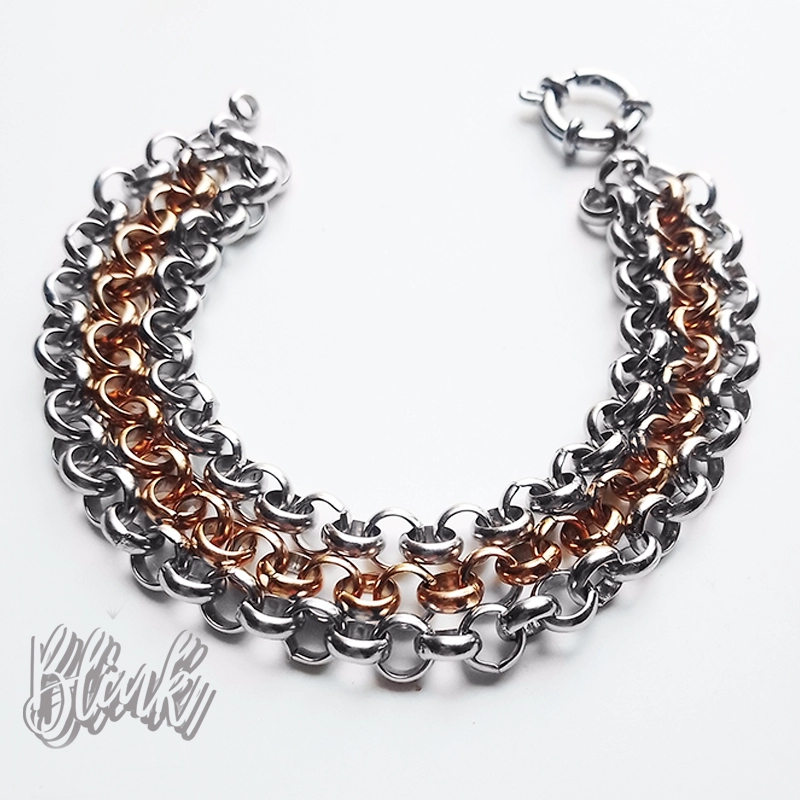 Double Shine Rolo Bracelet