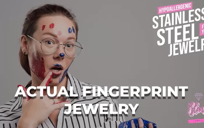 Actual Finger Print Jewelry