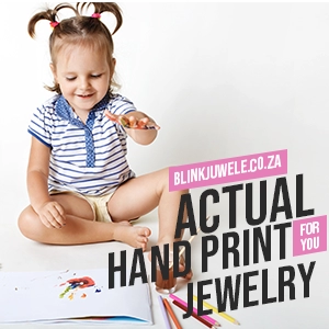 Actual Hand Print Jewelry