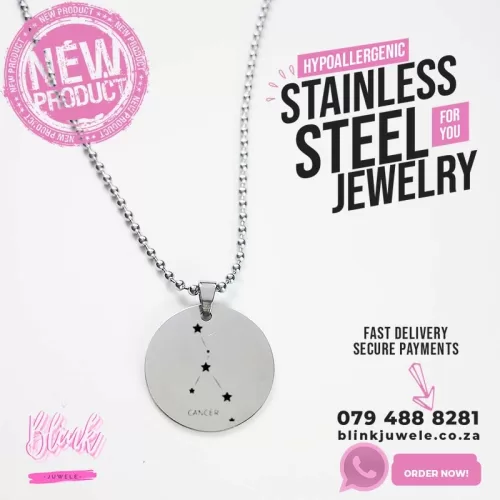 Cancer Zodiac Sign Necklace