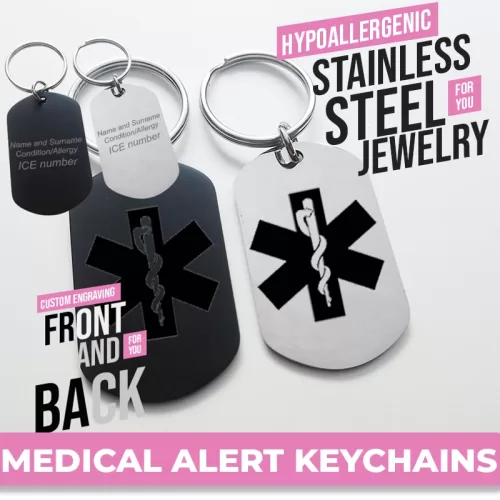 Medical Alert Keychains