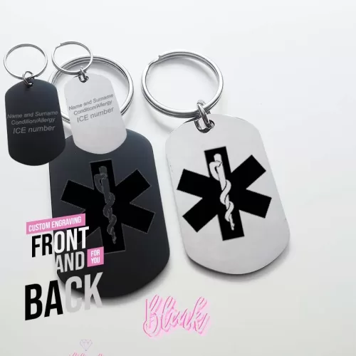 Tag Medical Alert Keychain