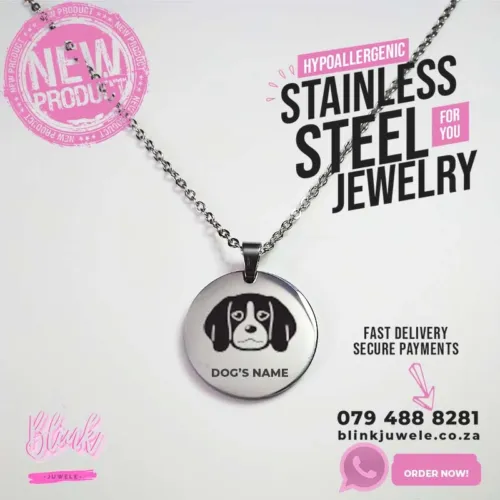 Beagle Engraved Dog Breed Necklace