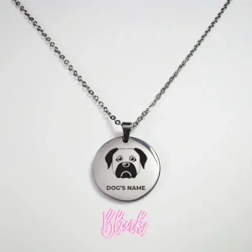 Boerboel Engraved Dog Breed Necklace
