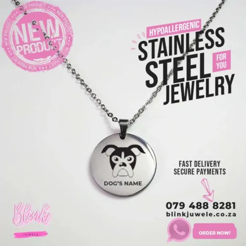 Boxer Engraved Dog Breed Necklace