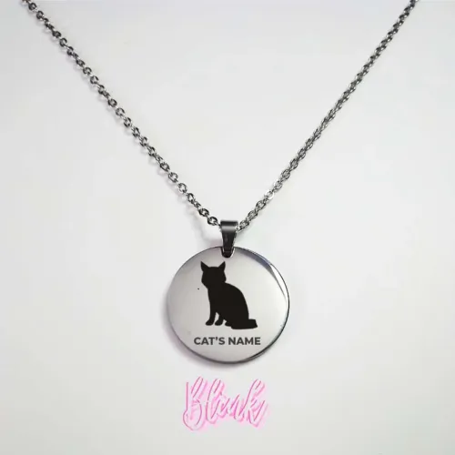 Cornish Rex Engraved Cat Breed Necklace