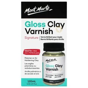 Gloss clay varnish