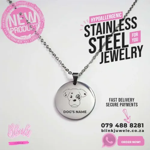 Great Dane Engraved Dog Breed Necklace