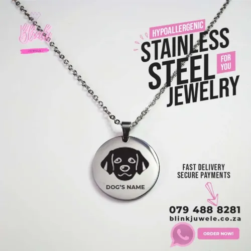 Labrador Engraved Dog Breed Necklace