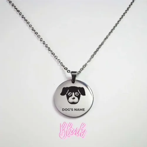 Mastiff Engraved Dog Breed Necklace