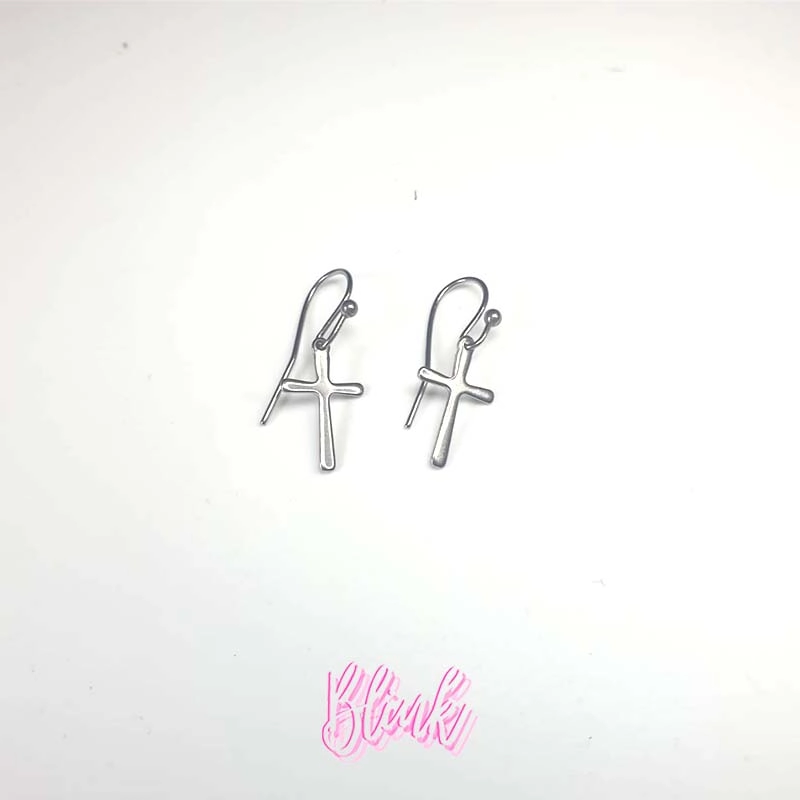 Petite Cross Earrings