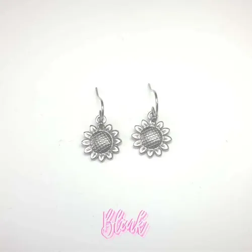 Petite Sunflower Earrings