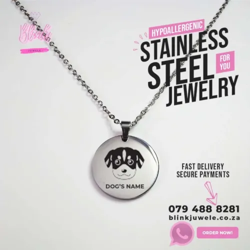 Pointer Engraved Dog Breed Necklace