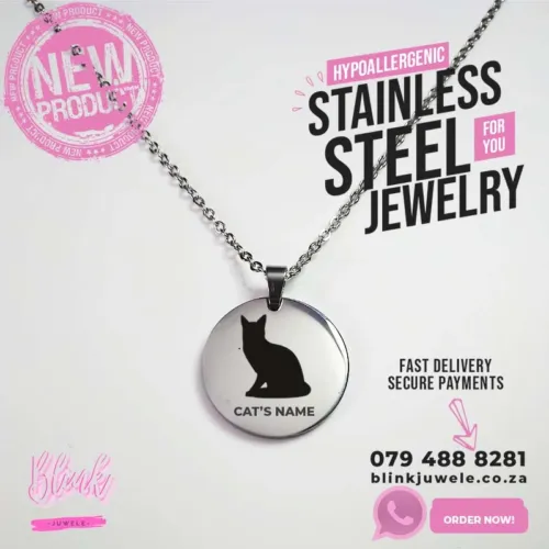 Siamese Engraved Cat Breed Necklace