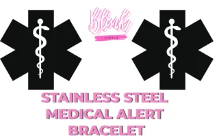 Stainless Steel Medical Alert Bracelet