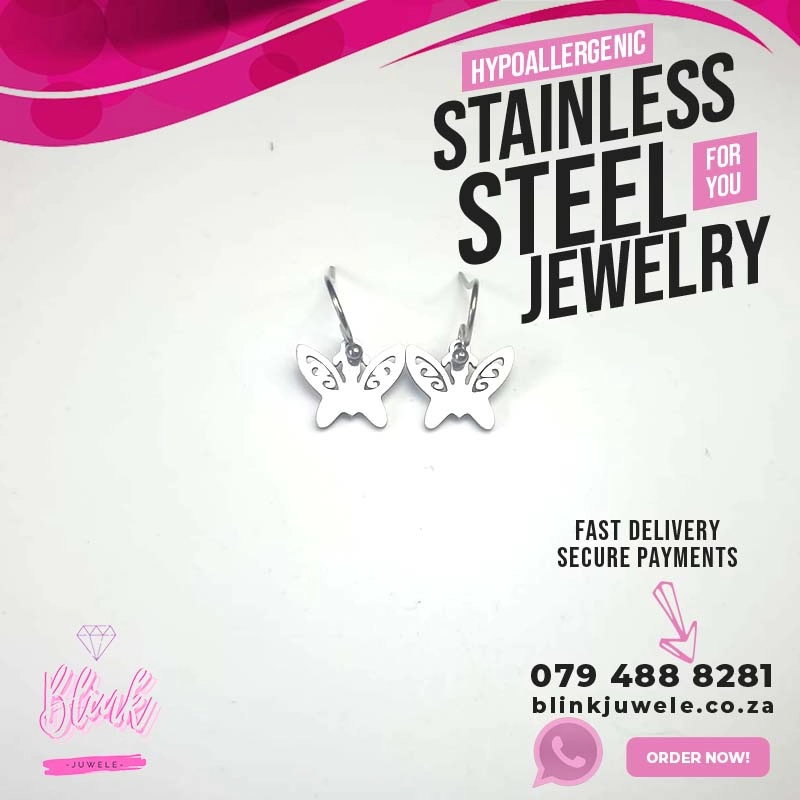 Tribal Butterfly Dangle Earrings