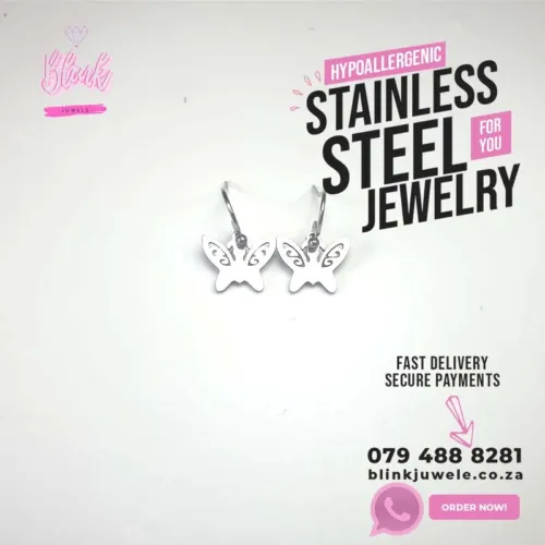 Tribal Butterfly Dangle Earrings