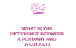 What is the difference between a pendant and a locket?