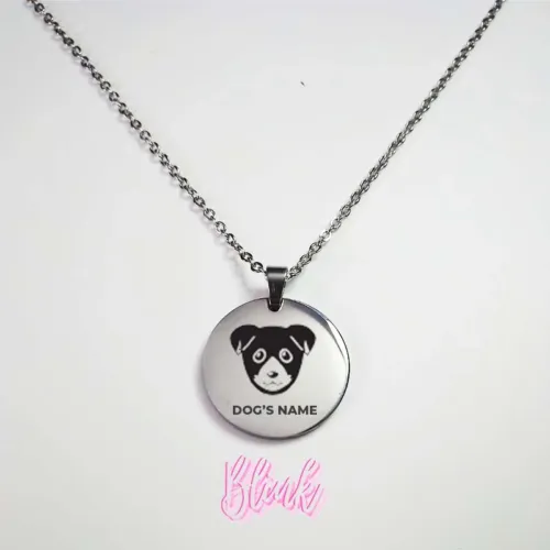 Whippet Engraved Dog Breed Necklace