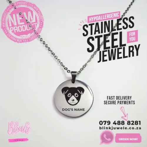 Whippet Engraved Dog Breed Necklace