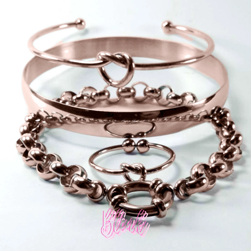 Rose Gold Wrist set