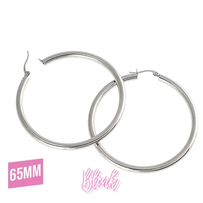 65mm Hoop Earrings