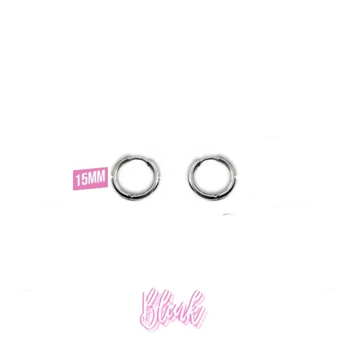 Hoop earrings (15mm)