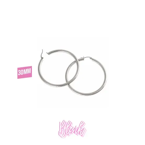 Hoop earrings (30mm)