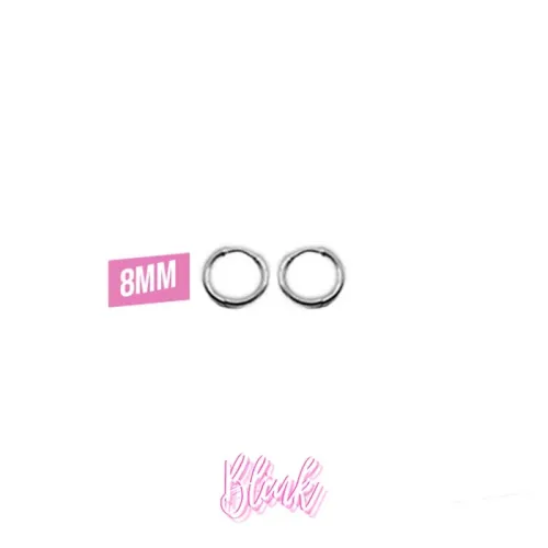 Hoop earrings (8mm)
