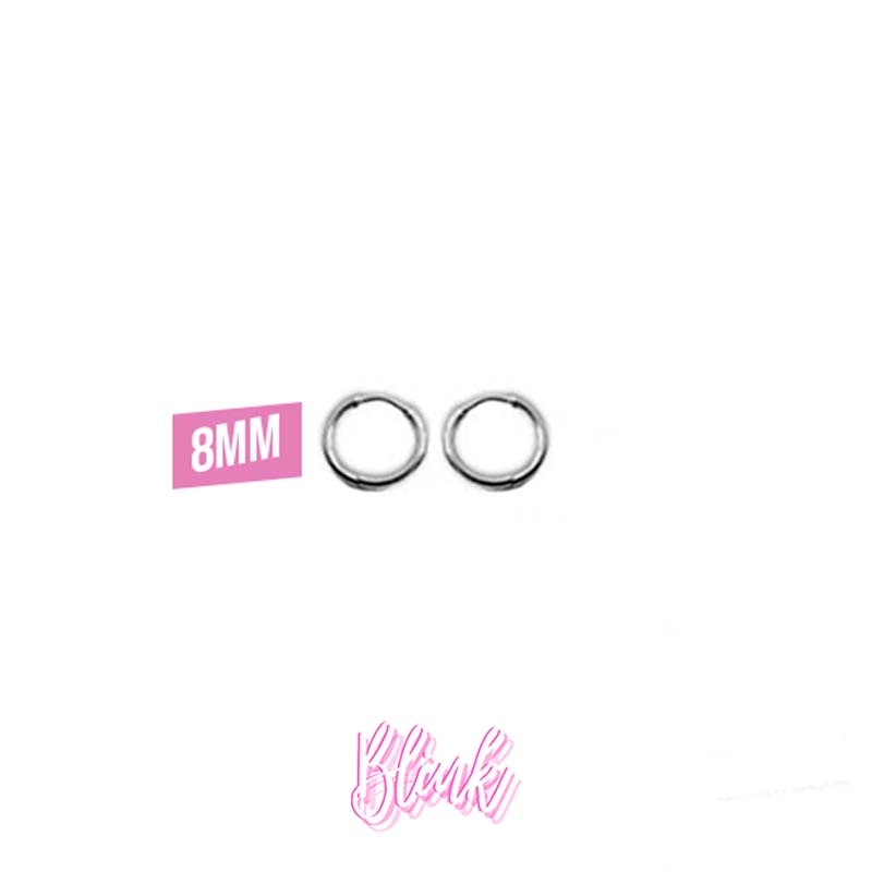 Hoop earrings (8mm) Stainless Steel jewelry Pretoria Blink Juwele Hoop earrings (8mm)