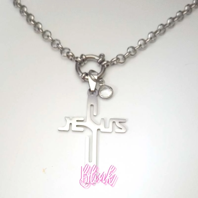 Jesus Cross Necklace Pendant