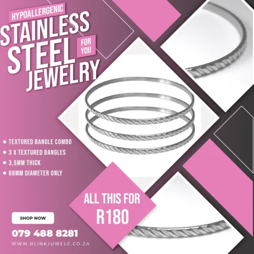 Textured Bangle Combo