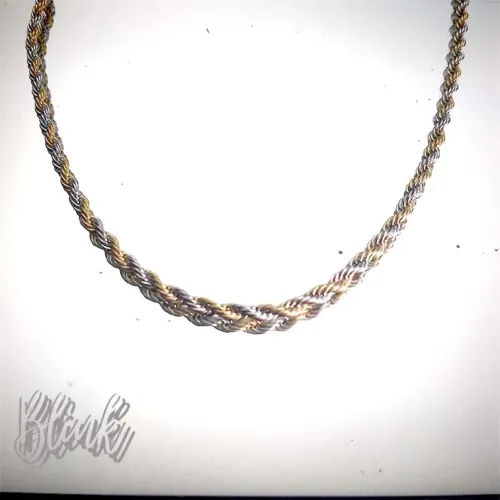 4mm Twist Chain Gold and stainless Necklace