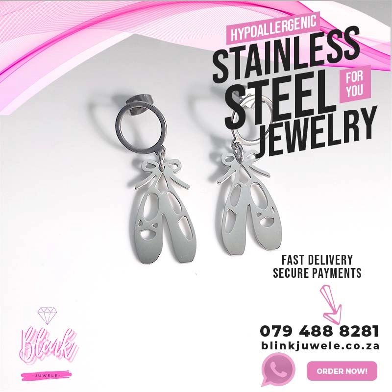 Ballet Shoe Earrings