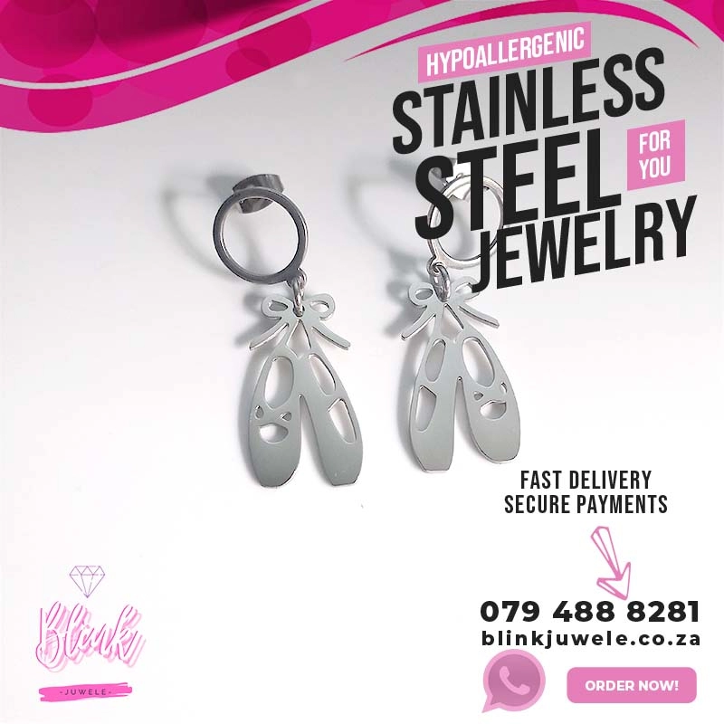 Ballet Shoe Earrings