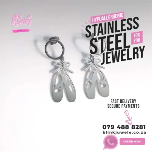 Ballet Shoe Earrings