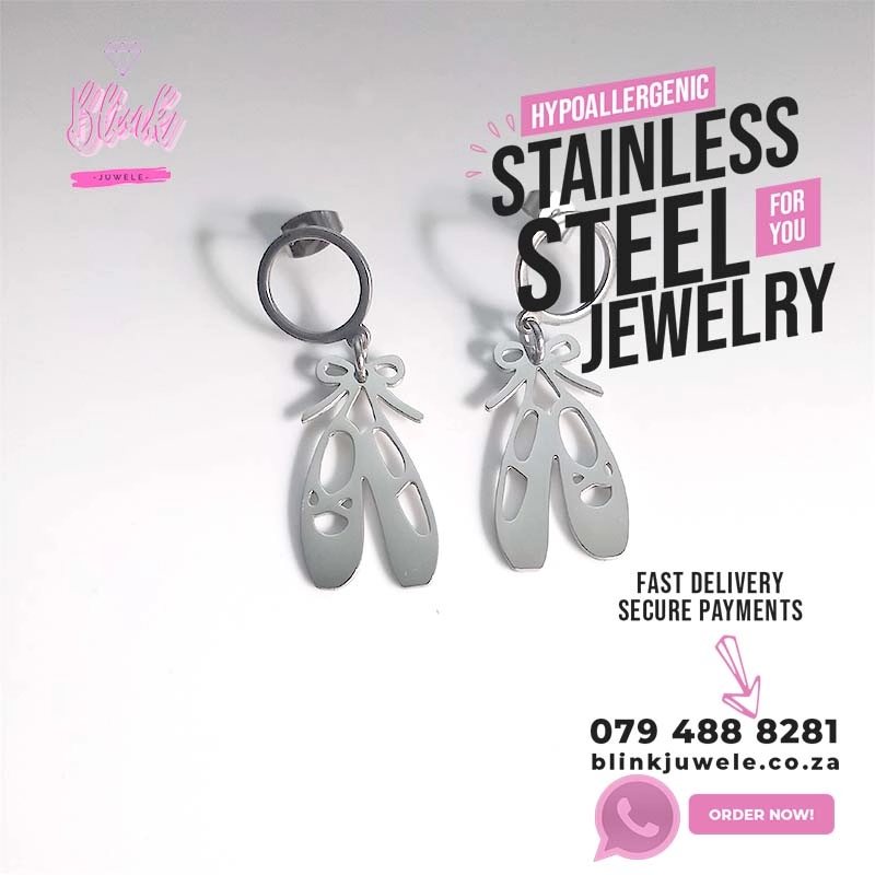 Ballet Shoe Earrings